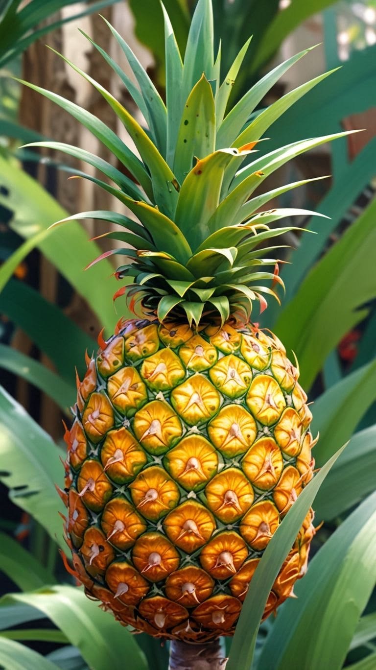 MD2 Golden Pineapple Seeds for Planting Sweet Juicy Tropical Variety