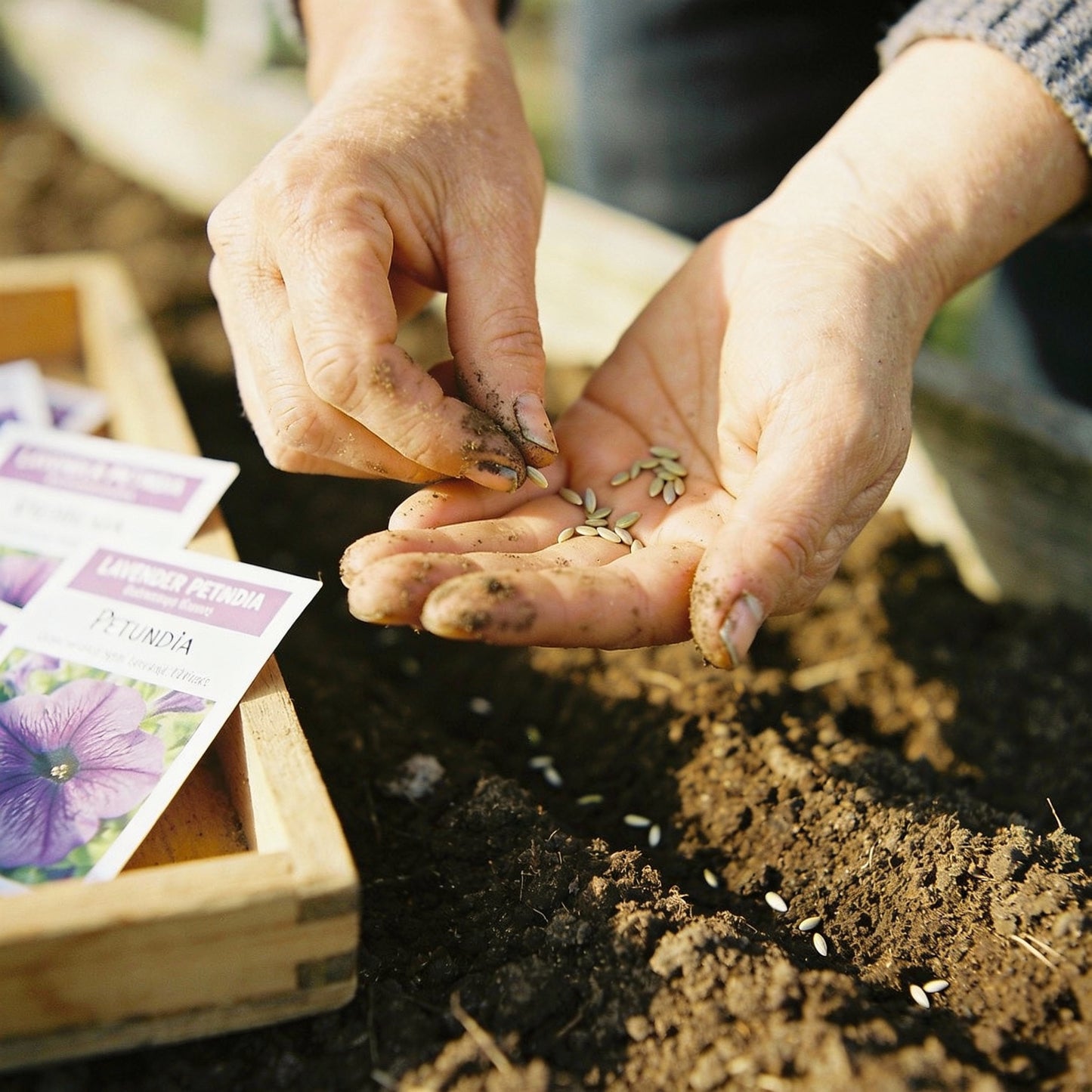 Lavender Petunia Seeds for Gardens and Hanging Baskets