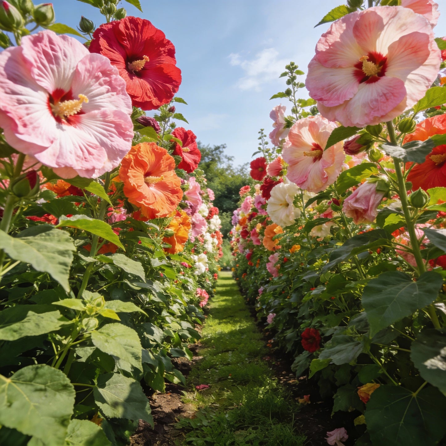 Dinnerplate Hibiscus Perennial Flower Seeds for Garden Planting