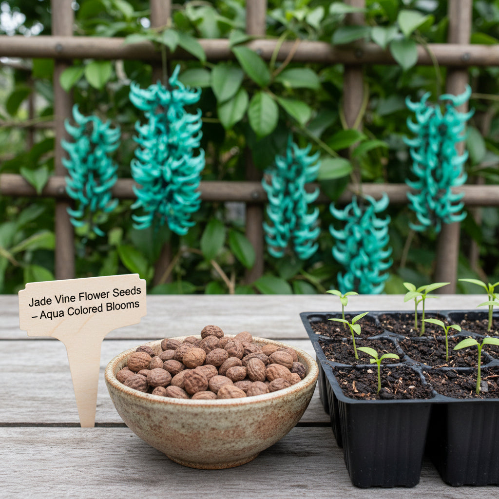 Jade Vine Flower Seeds – Rare Aqua Blue Exotic Climber