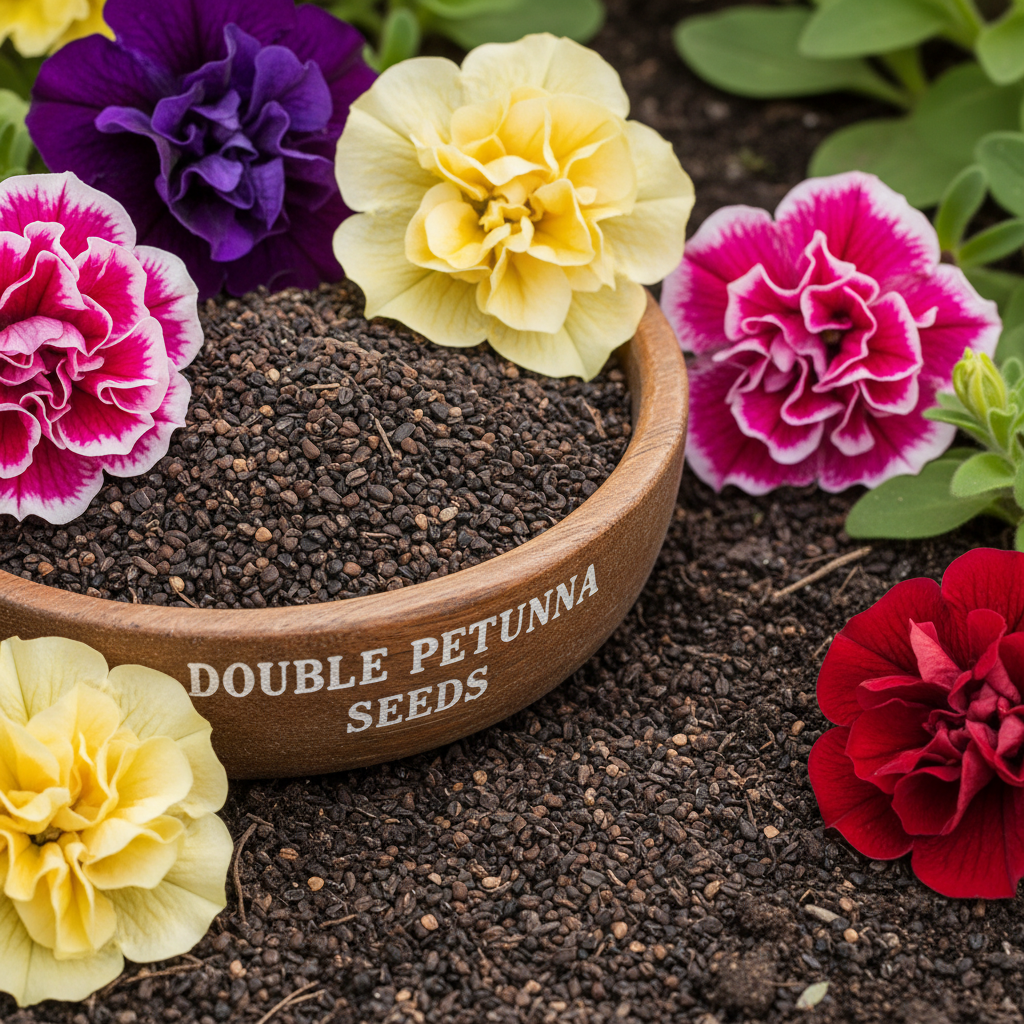 Double Petunia Flower Seeds – 100 Pcs for Vibrant Garden Blooms