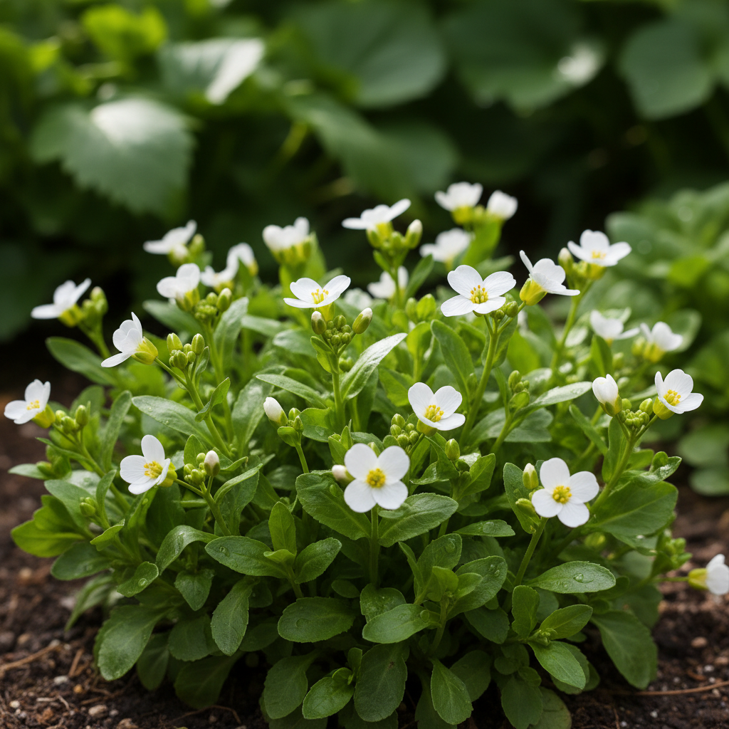 Aubrieta Rock Cascade Flower Seeds White for Garden Planting
