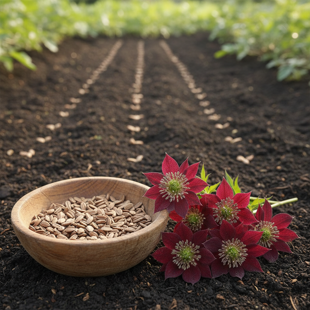 Astrantia Major Crimson Giant Flower Seeds - Astrantia Flower Seeds for Garden