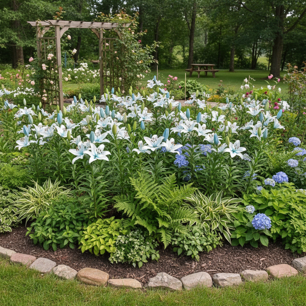 Blue Heart Lily Seeds for Planting – Unique Perennial Garden Flower
