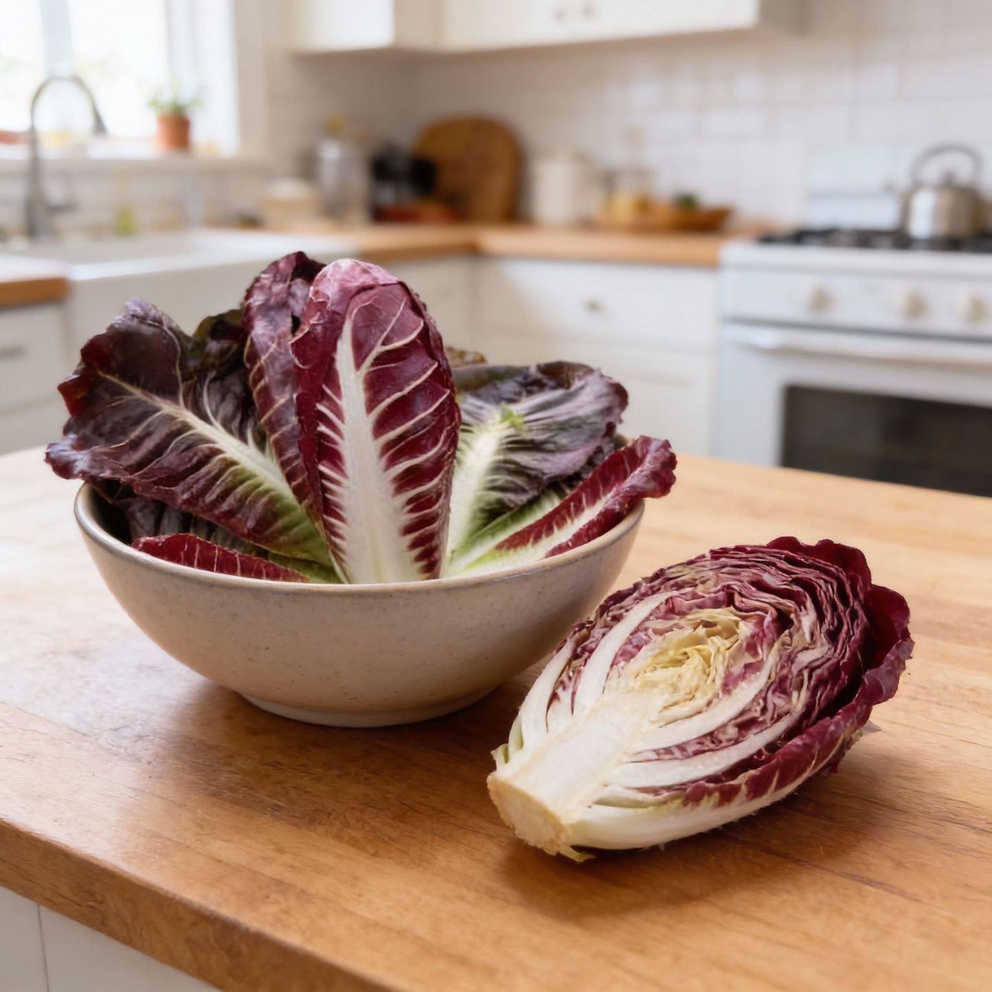 Chicory Rossa di Treviso Seeds - Italian Radicchio Seeds for Home Garden