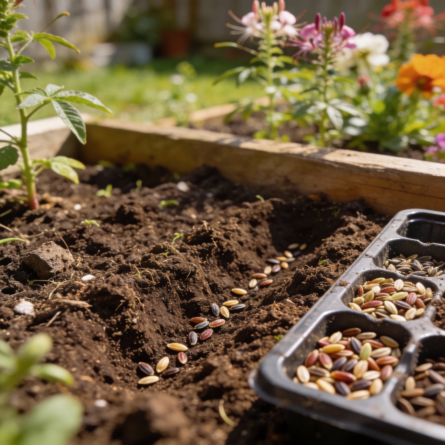 Cleome Spinosa Mix Seeds for Gardening Enthusiasts – Colorful Annual Flower Seeds