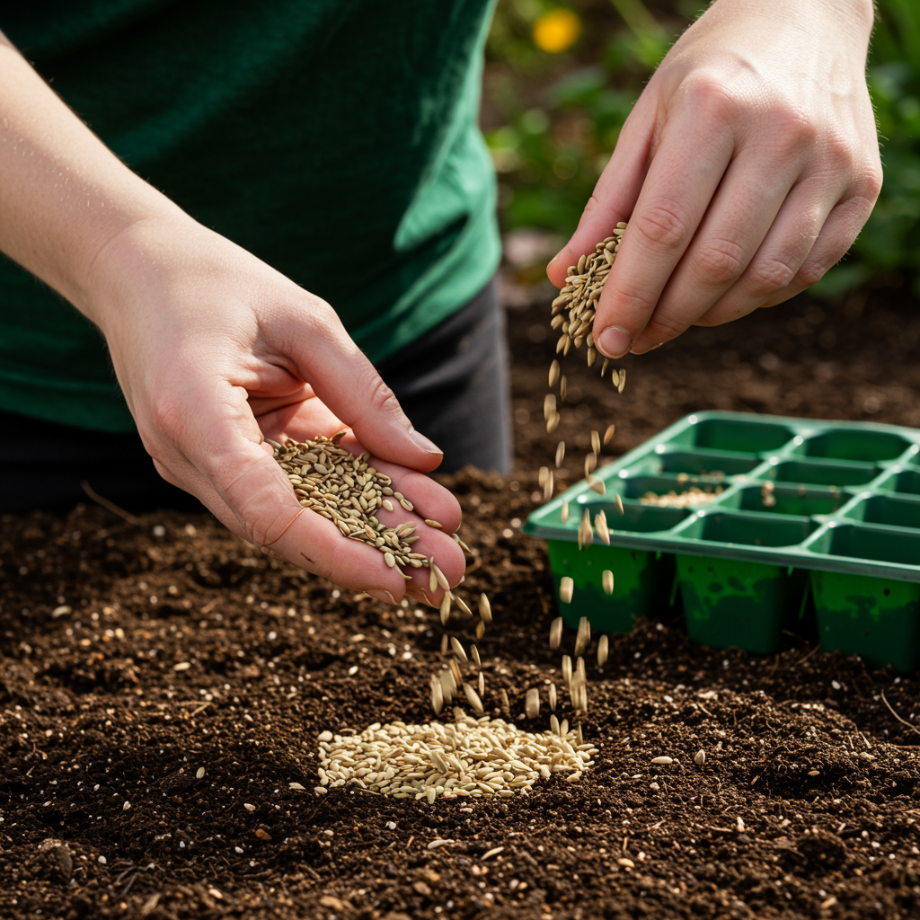 Green with Envy Flower Seed Mix for Garden Planting