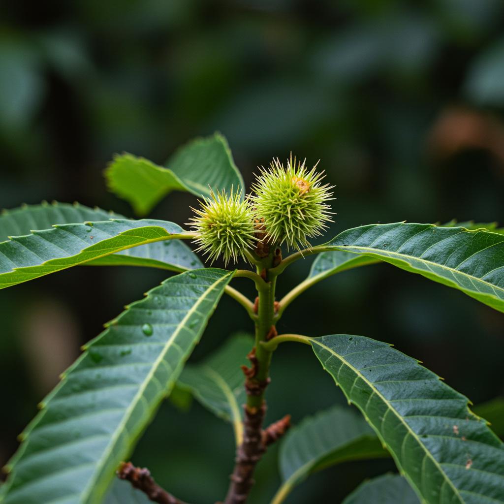 Chinquapin Chestnut Tree Seeds – Castanea pumila (Dwarf Nut Tree)
