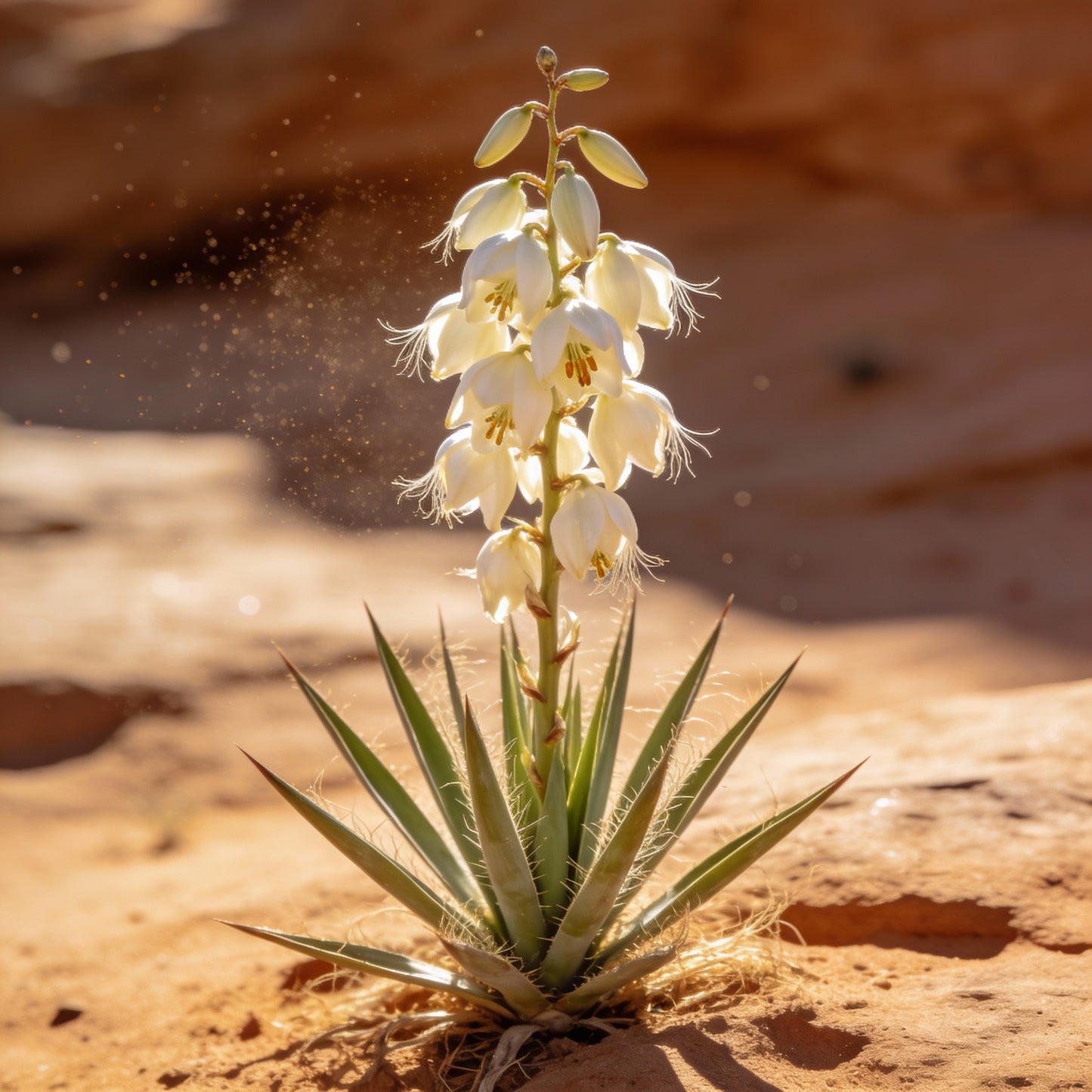 White Yucca Filamentosa Flower Seeds for Garden Planting