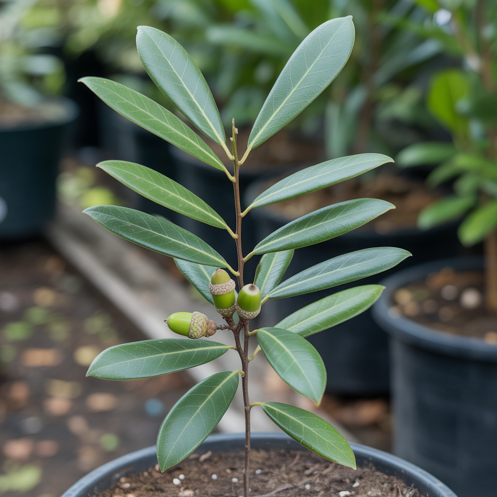 Laurel Oak Tree Seeds (Quercus laurifolia) – Fast-Growing Shade Tree Acorns