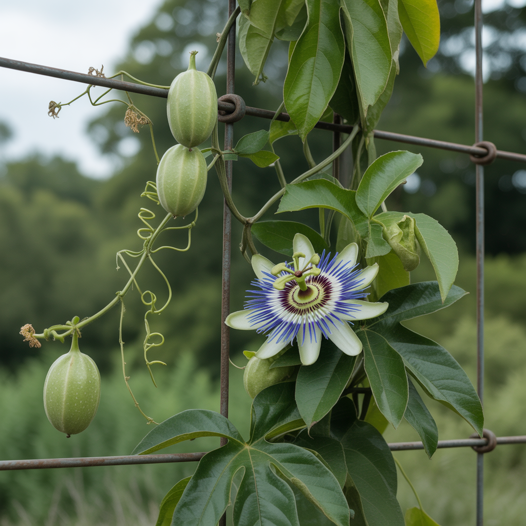 Blue Crown Passion Flower Seeds – Passiflora caerulea Orange Fruit Vine