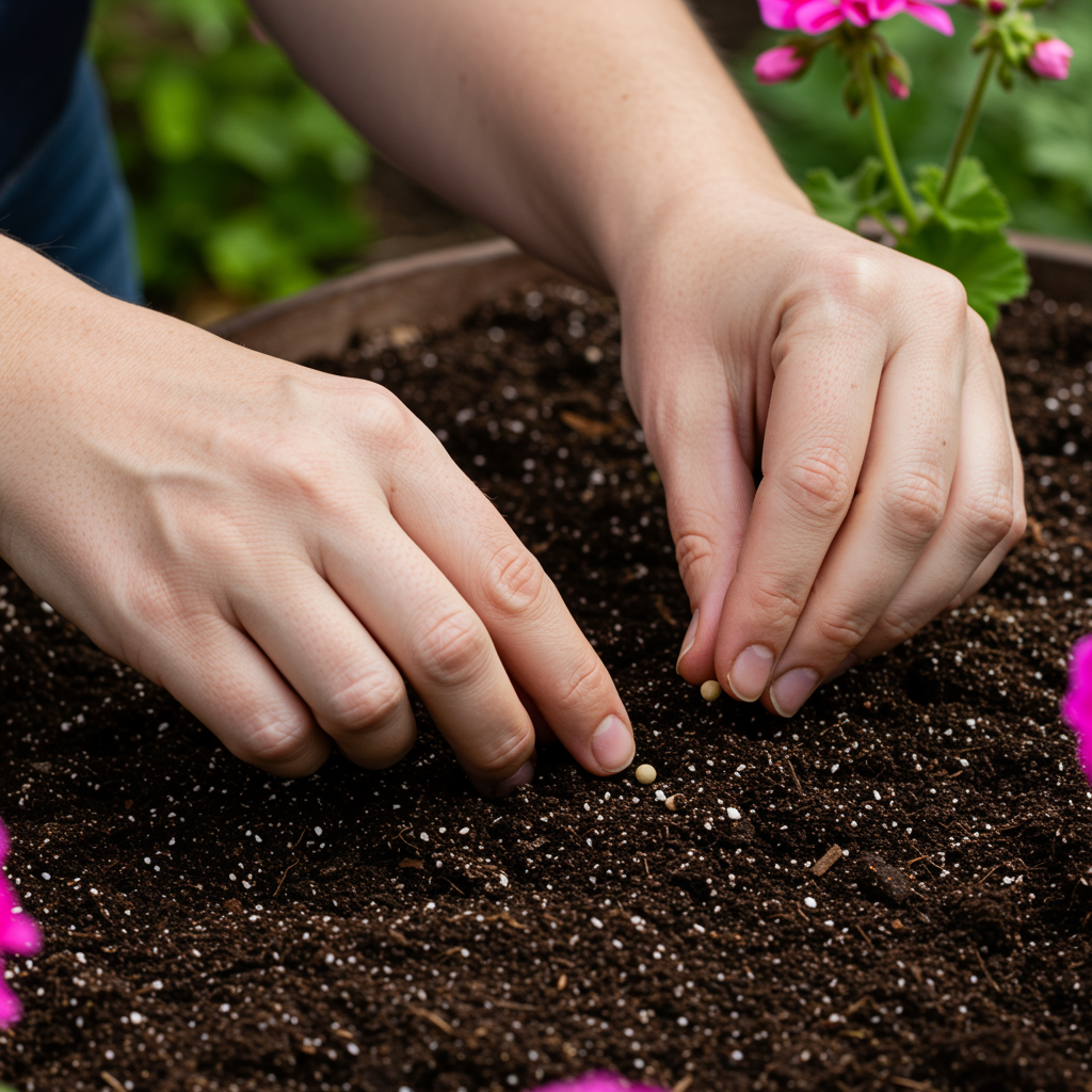 Mauve Geranium Flower Seeds for Garden Planting