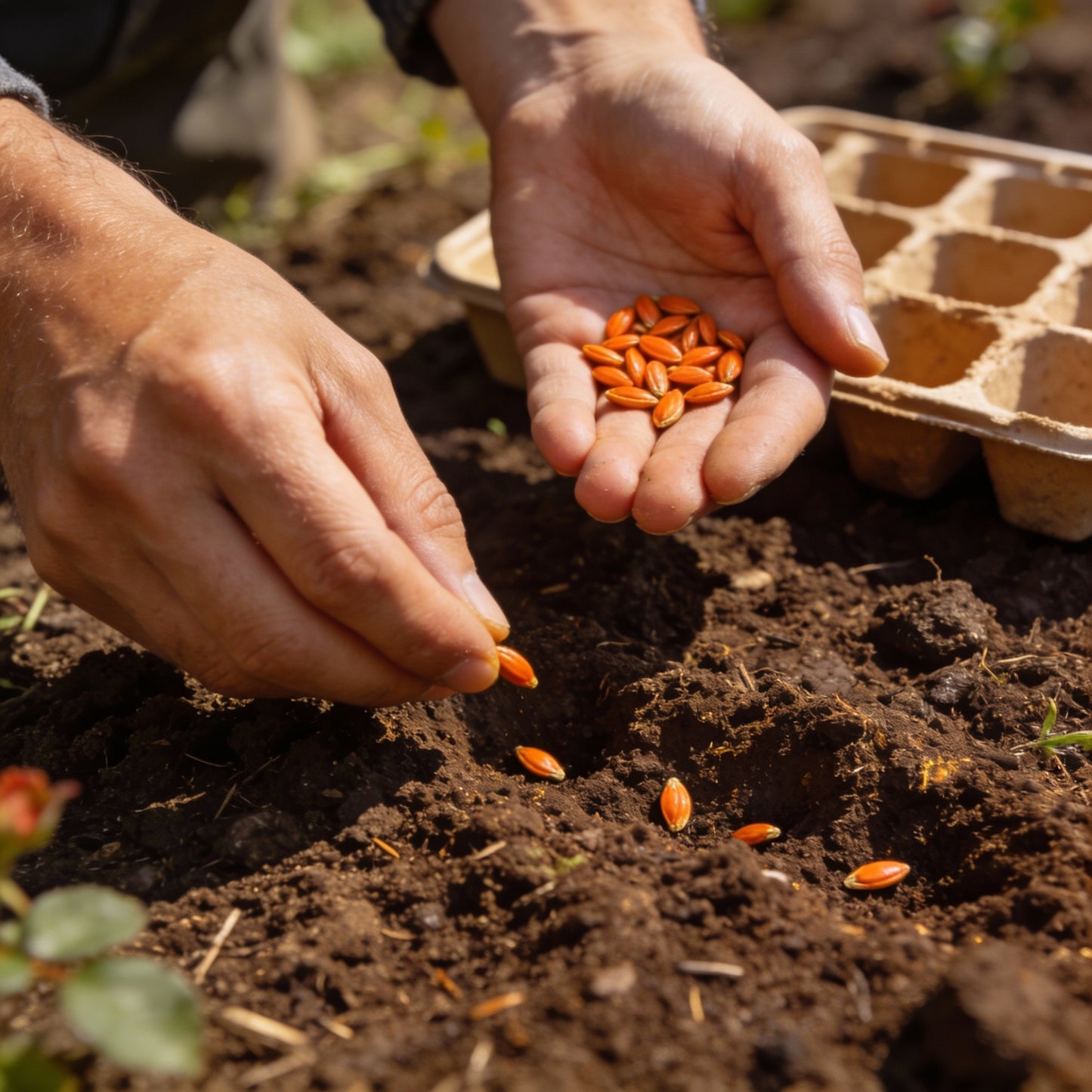 Orange Rose Flower Seeds for Garden Planting