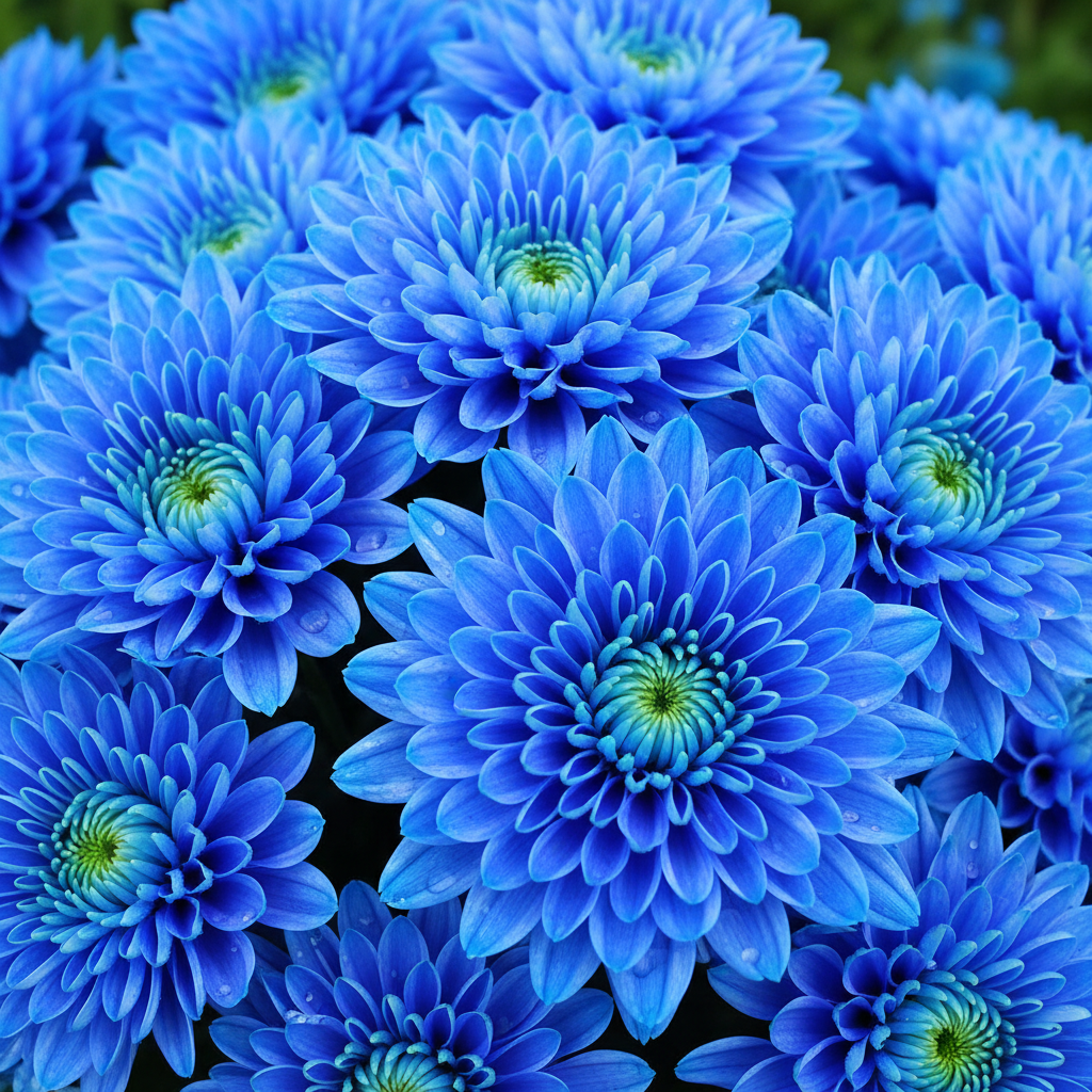 Blue Chrysanthemum Flower Seeds - Blue Chrysanthemum Flower Seeds for Garden