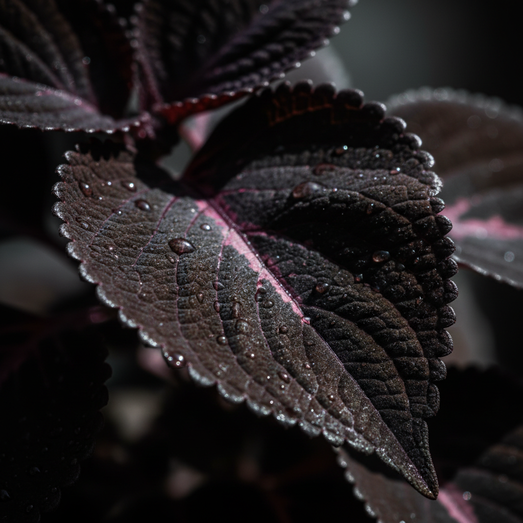 Black Dragon Lulu Coleus Seeds – Exotic Ornamental Foliage Plant