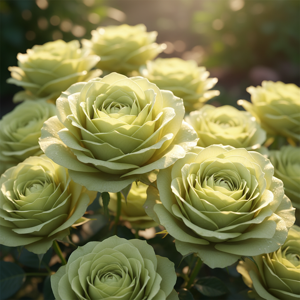 Green Rose Flower Seeds - Green Rose Flower Seeds for Garden