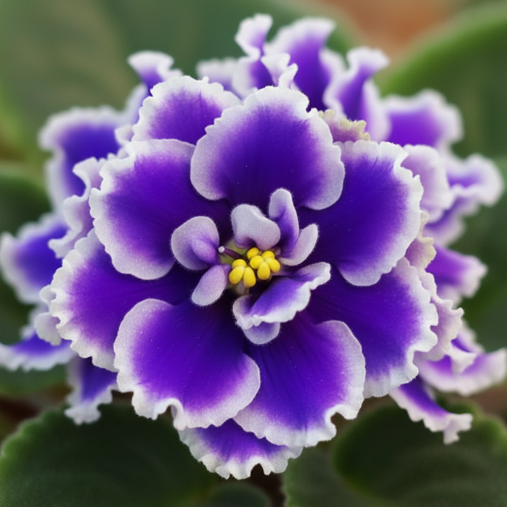 African Violet Exotic Purple Flower Seeds - African Violet Flower Seeds for Garden