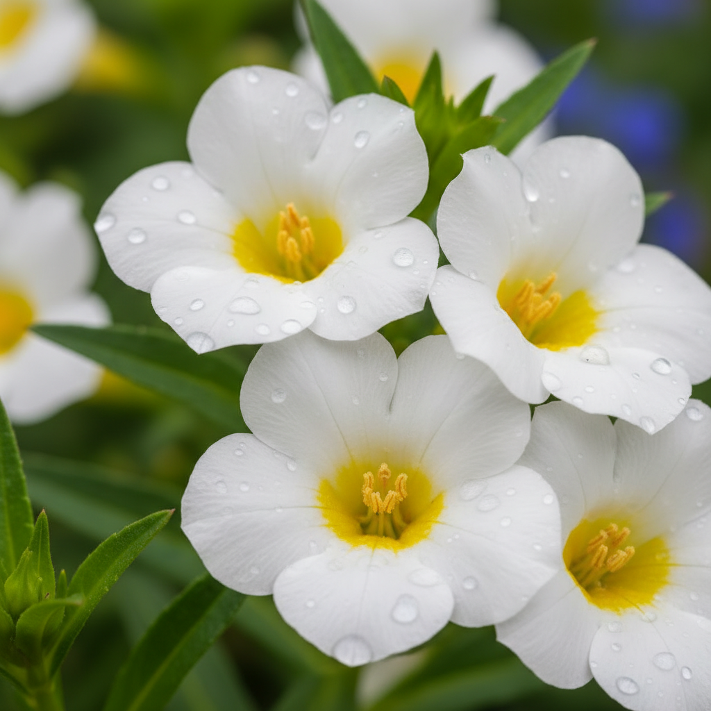 Cup Flower Seeds White Robe – Nierembergia Hippomanica