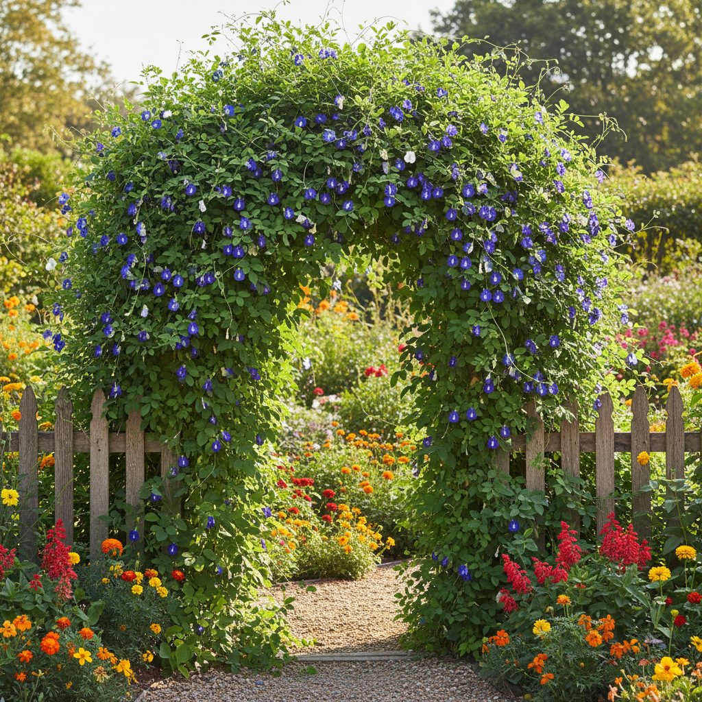 Clitoria Ternatea Aparajita Mixed Color Flower Seeds for Garden