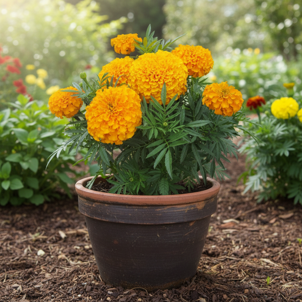 Giant Hybrid Marigold Flower Seeds for Planting