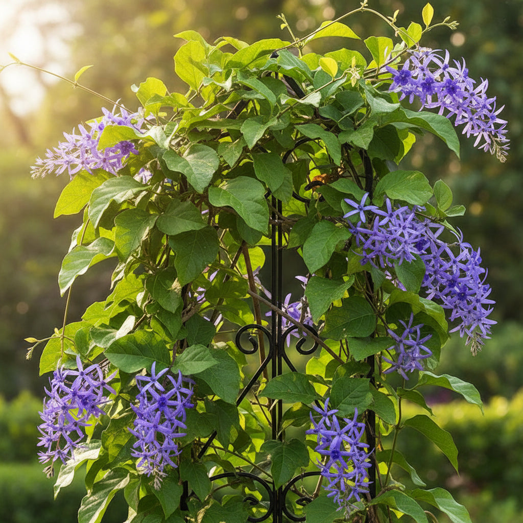 Petrea Volubilis Seeds for Planting – Purple Flowering Vine for Home Gardens