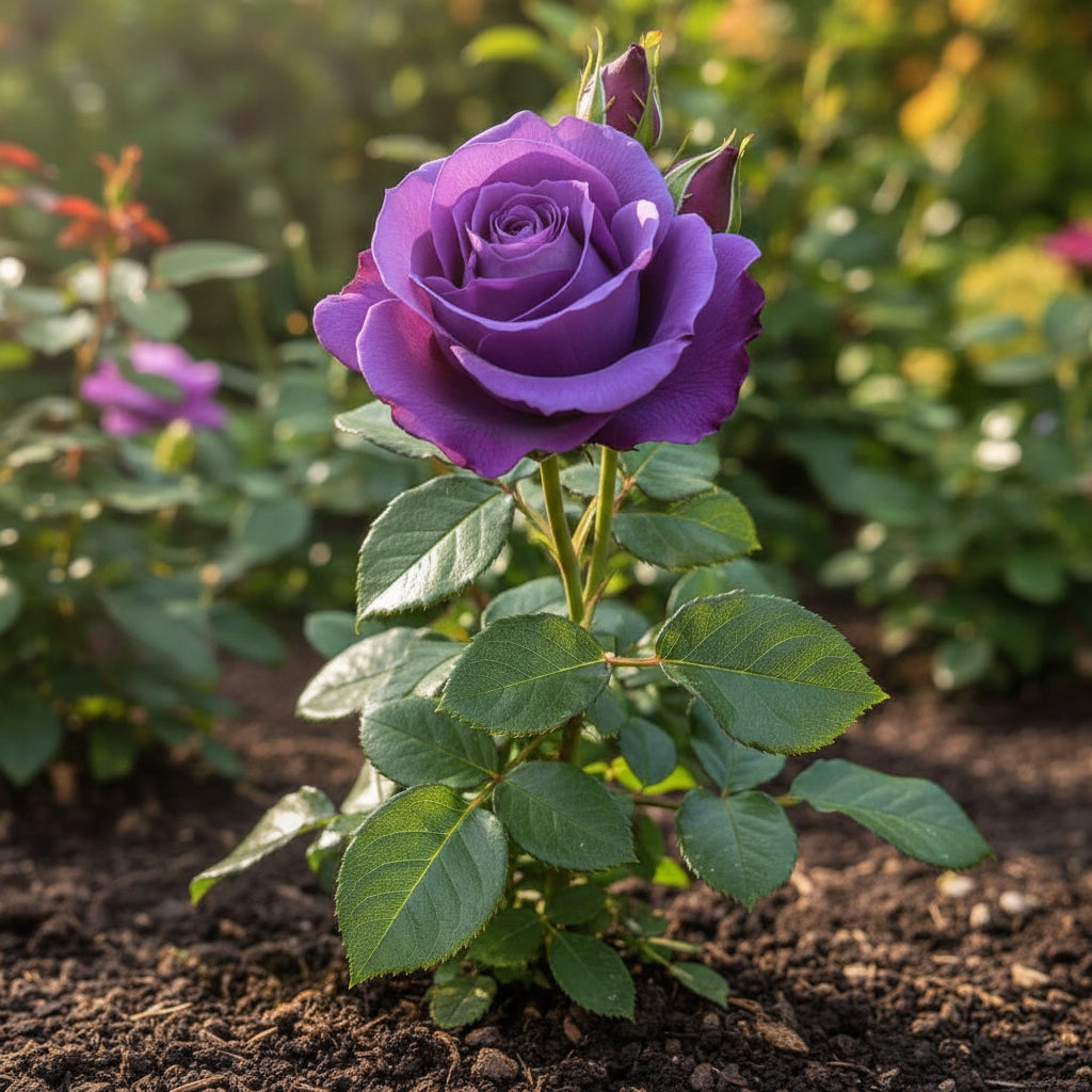 Purple Blue Rose Flower Seeds for Planting – Ornamental Blooms
