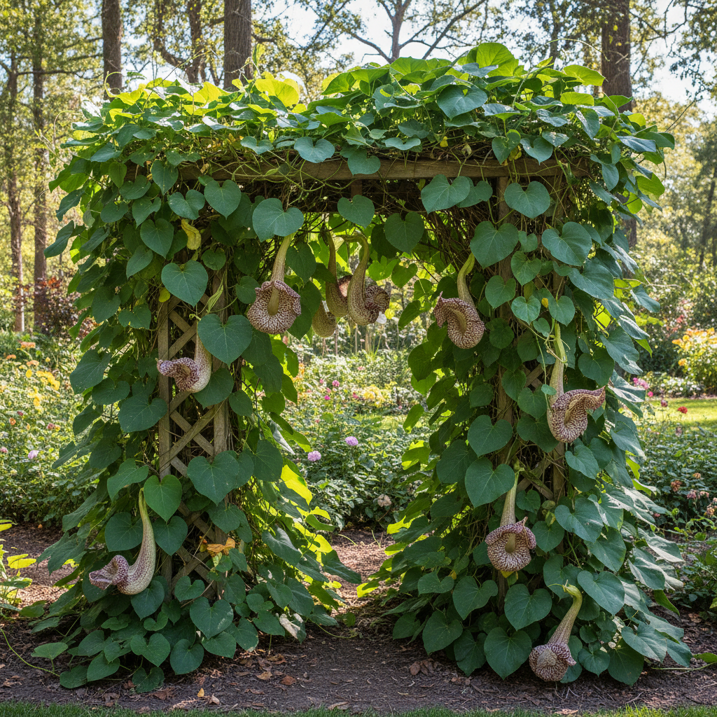 Tropica Dutchmans Pipe Vine Seeds - Climbing Flower Seeds for Garden