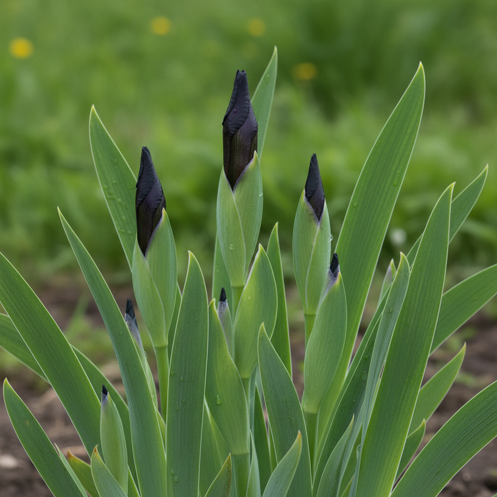 Perennial Black Magic Iris Flower Seeds for Garden Planting
