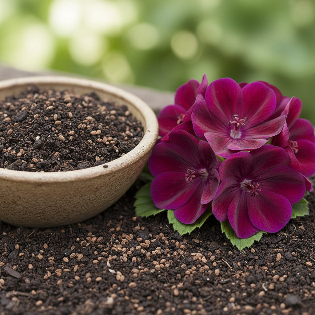 Purple Geranium Flower Seeds – Vibrant Ornamental Blooms for Home Garden