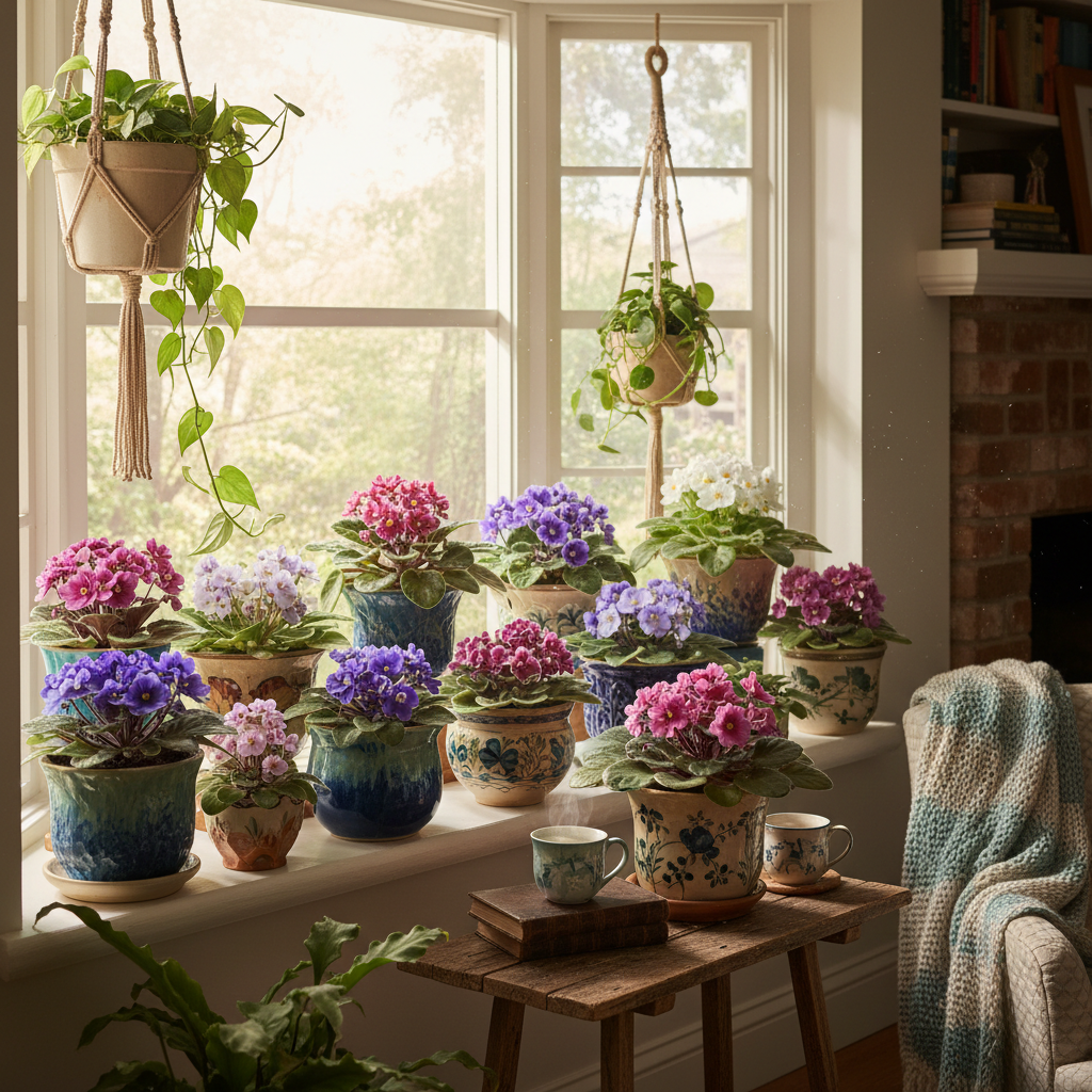 African Violet Flower Seeds – Elegant Indoor Blooms