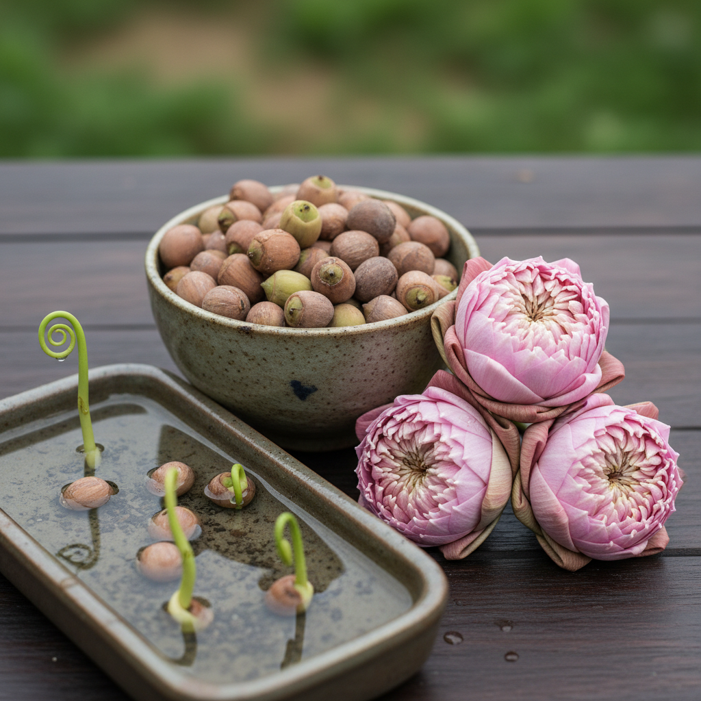 Momo Botan Lotus Flower Seeds – Exquisite Pink Blooms for Water Gardens