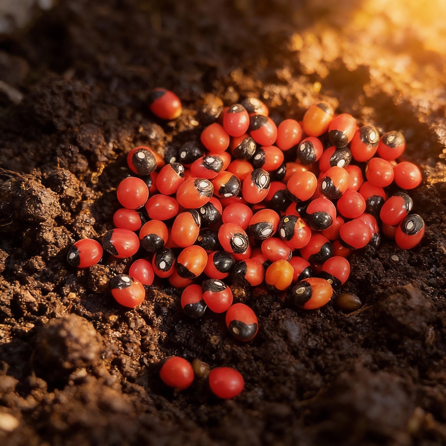 Red Gunja Seeds – Chirmi Gurinvida Exotic Ornamental Plant Seeds