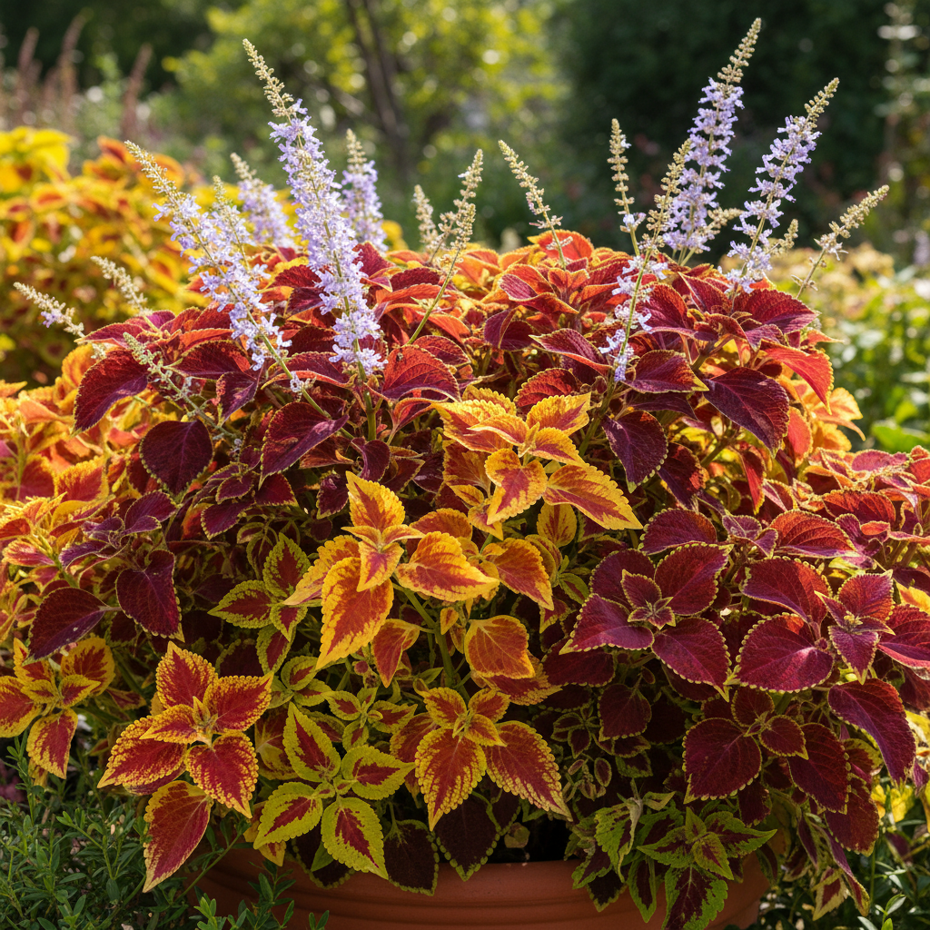 Beautiful Coleus Flower Seeds - Coleus Foliage Seeds for Garden