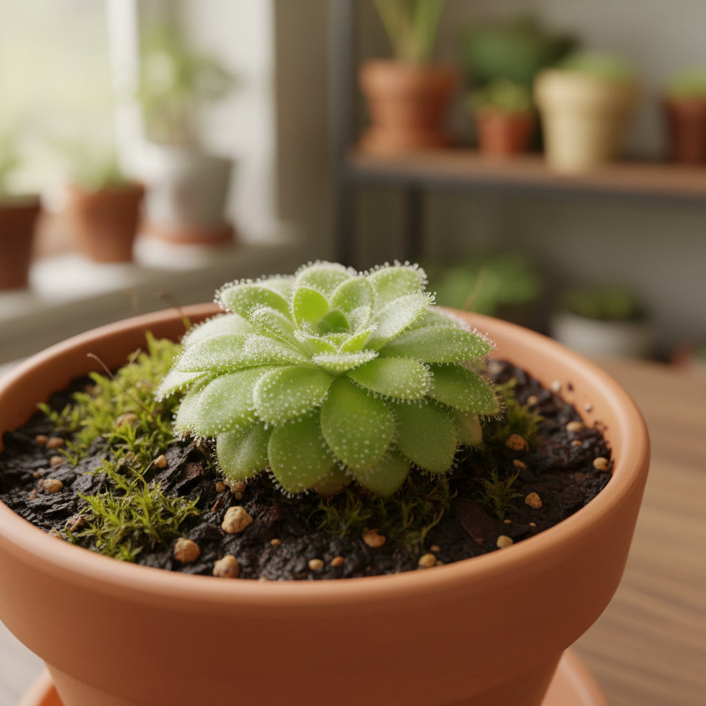 Mexican Butterwort Seeds for Planting (Pinguicula) – Carnivorous Ornamental Flower Plant