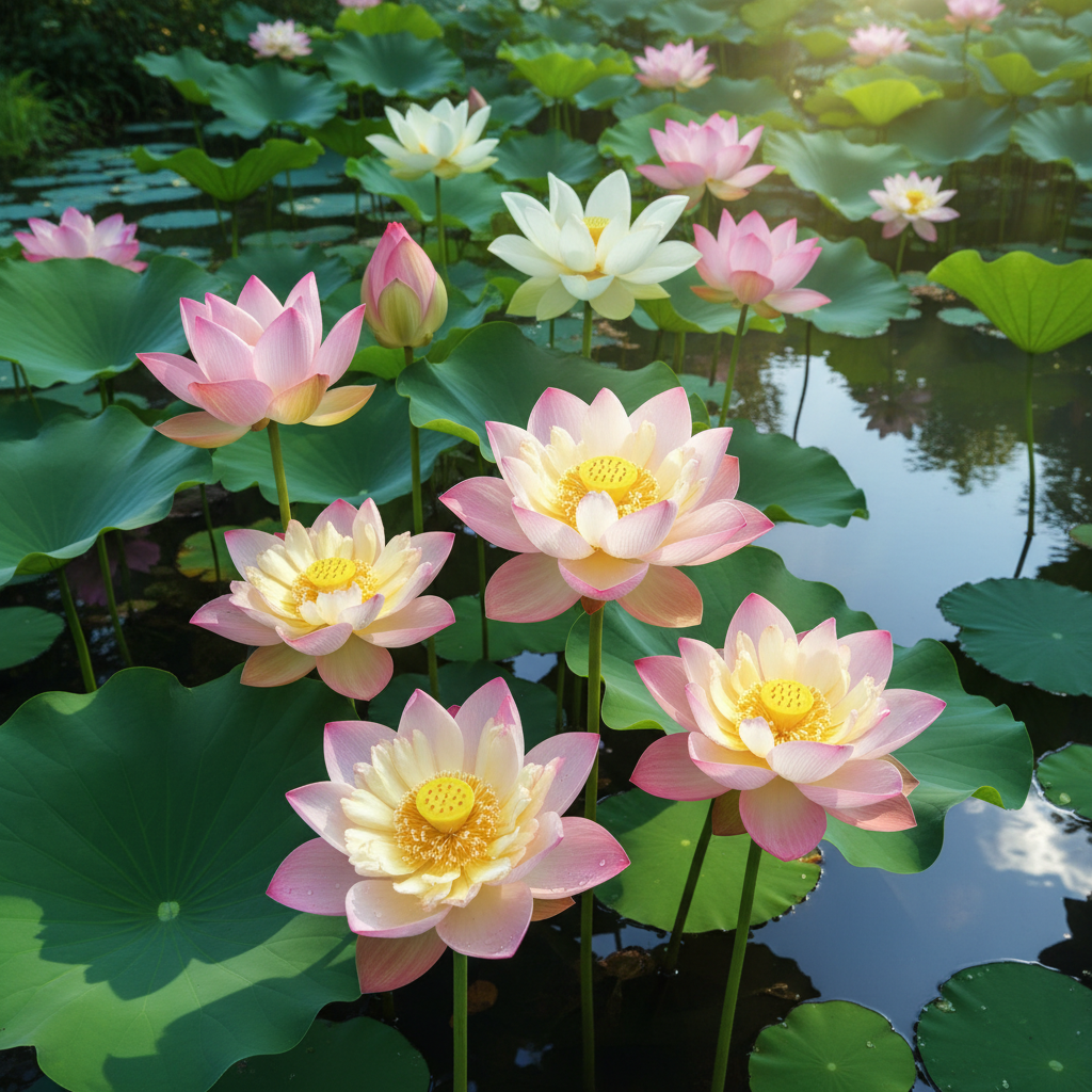 Premium Mix Lotus Flower Seeds - Lotus Flower Seeds for Garden