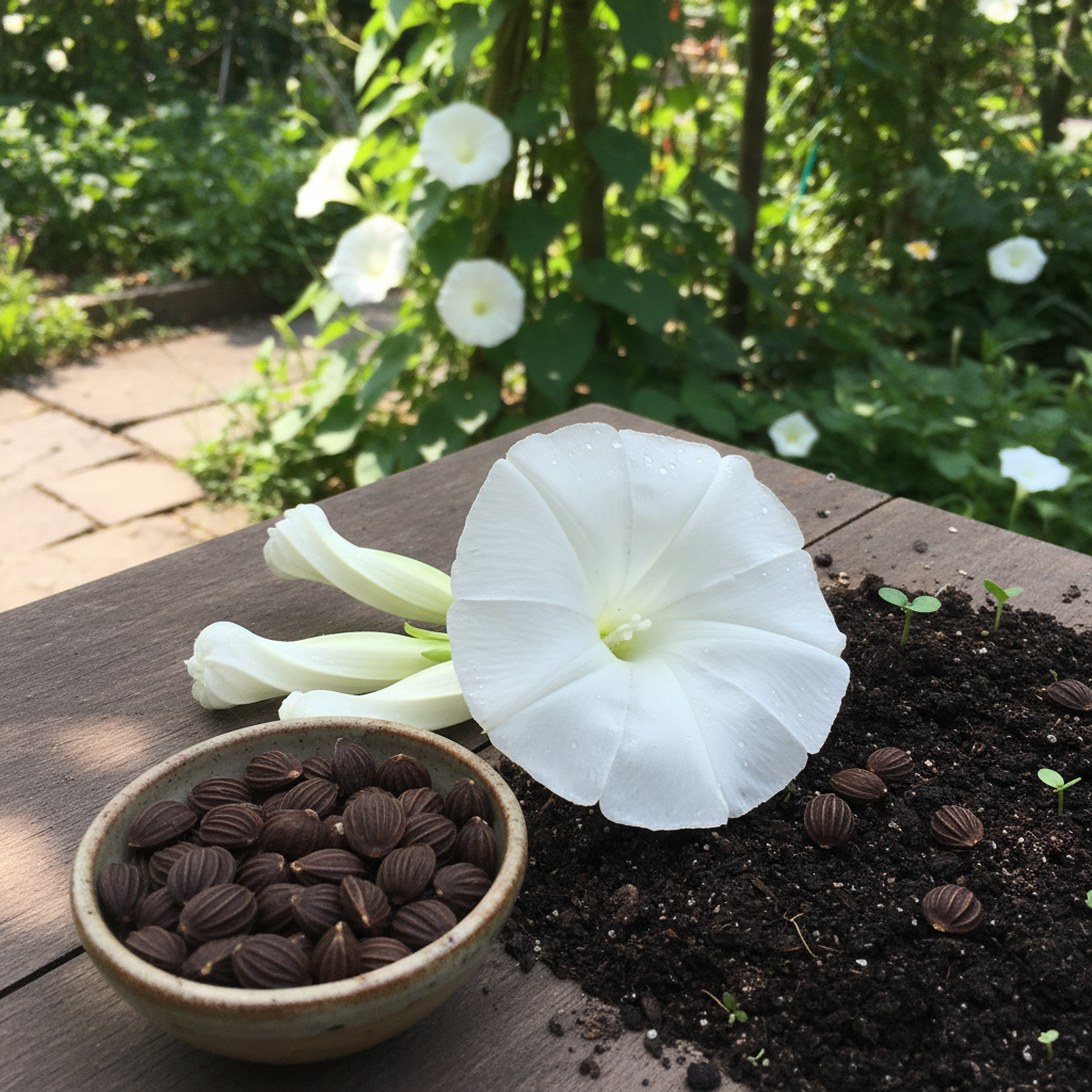 Moonflower Seeds Giant White for Garden Planting