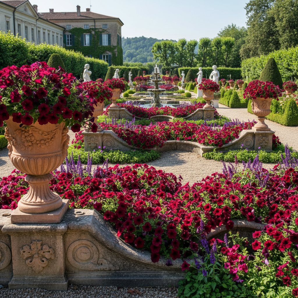 Burgundy Petunia Flower Seeds – Richly Colored Blooms