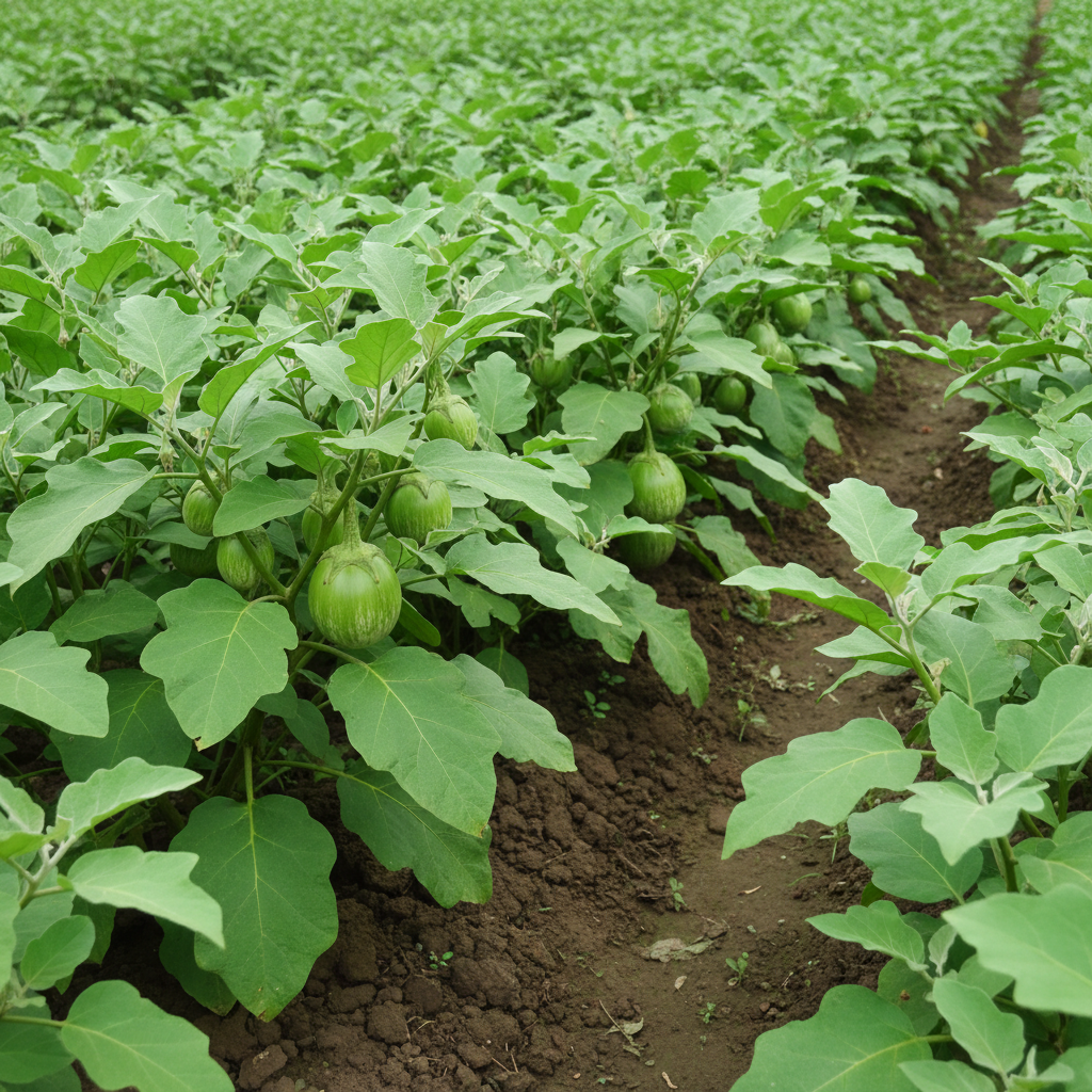 Eggplant Asian Mini Green F1 Seeds for Planting – High Yield Hybrid Brinjal Seeds for Gardening