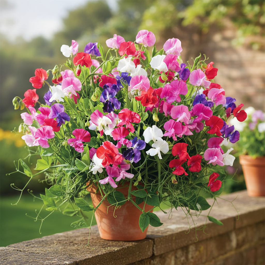 Sweet Pea Little Sweetheart Mix Flower Seeds for Garden Planting