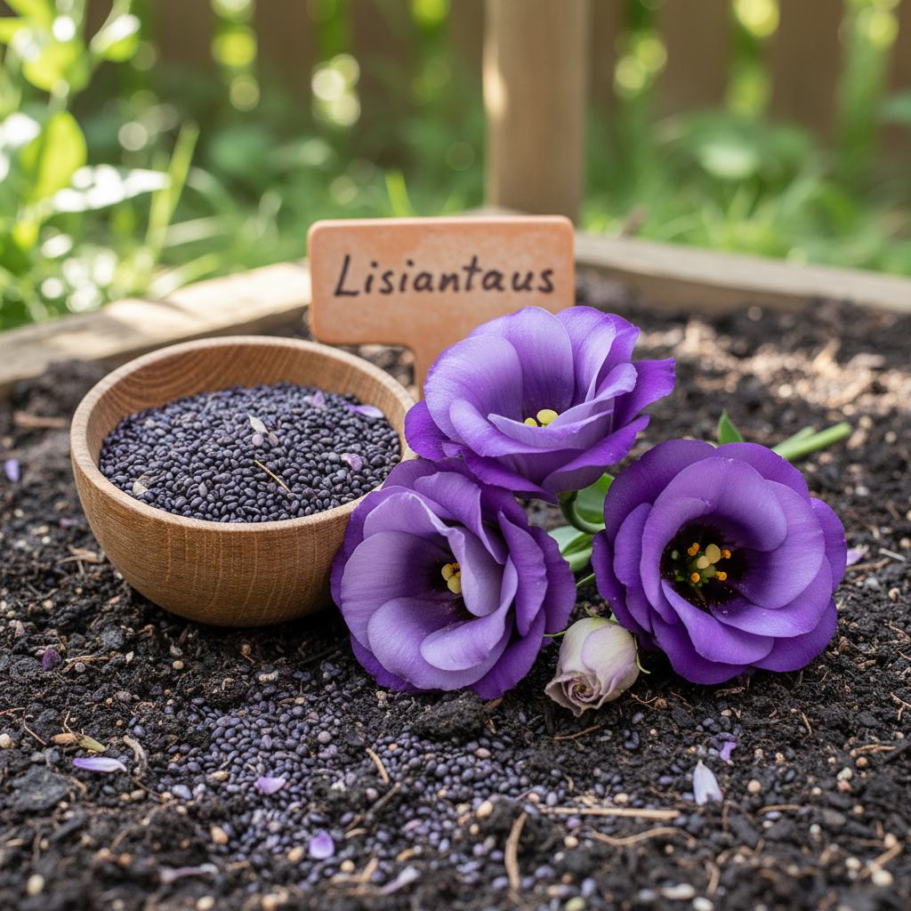 Purple Lisianthus Flower Seeds – Elegant Blooms (20 Seeds)