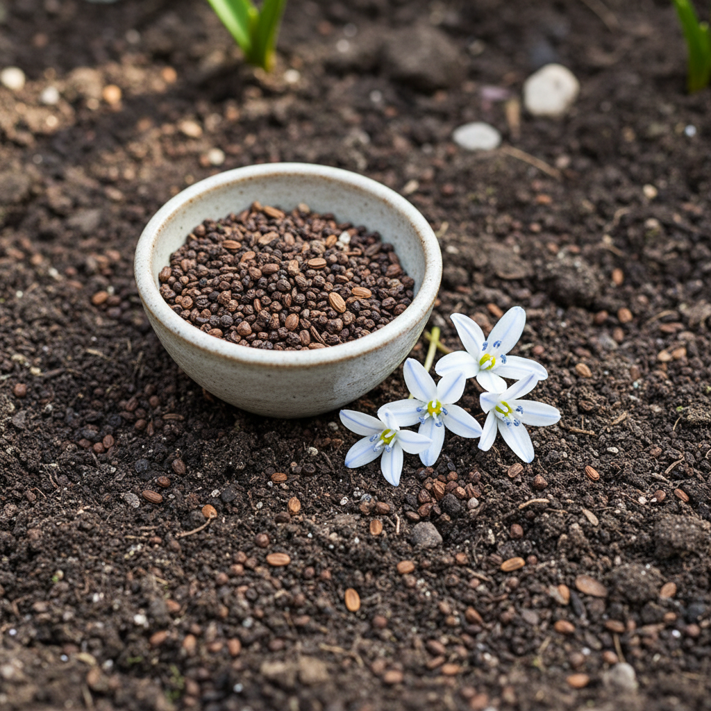 Puschkinia Scilloides Flower Seeds for Garden Planting