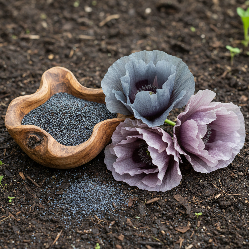 Papaver Rhoeas Amazing Grey Poppy Seeds | Exotic Flow