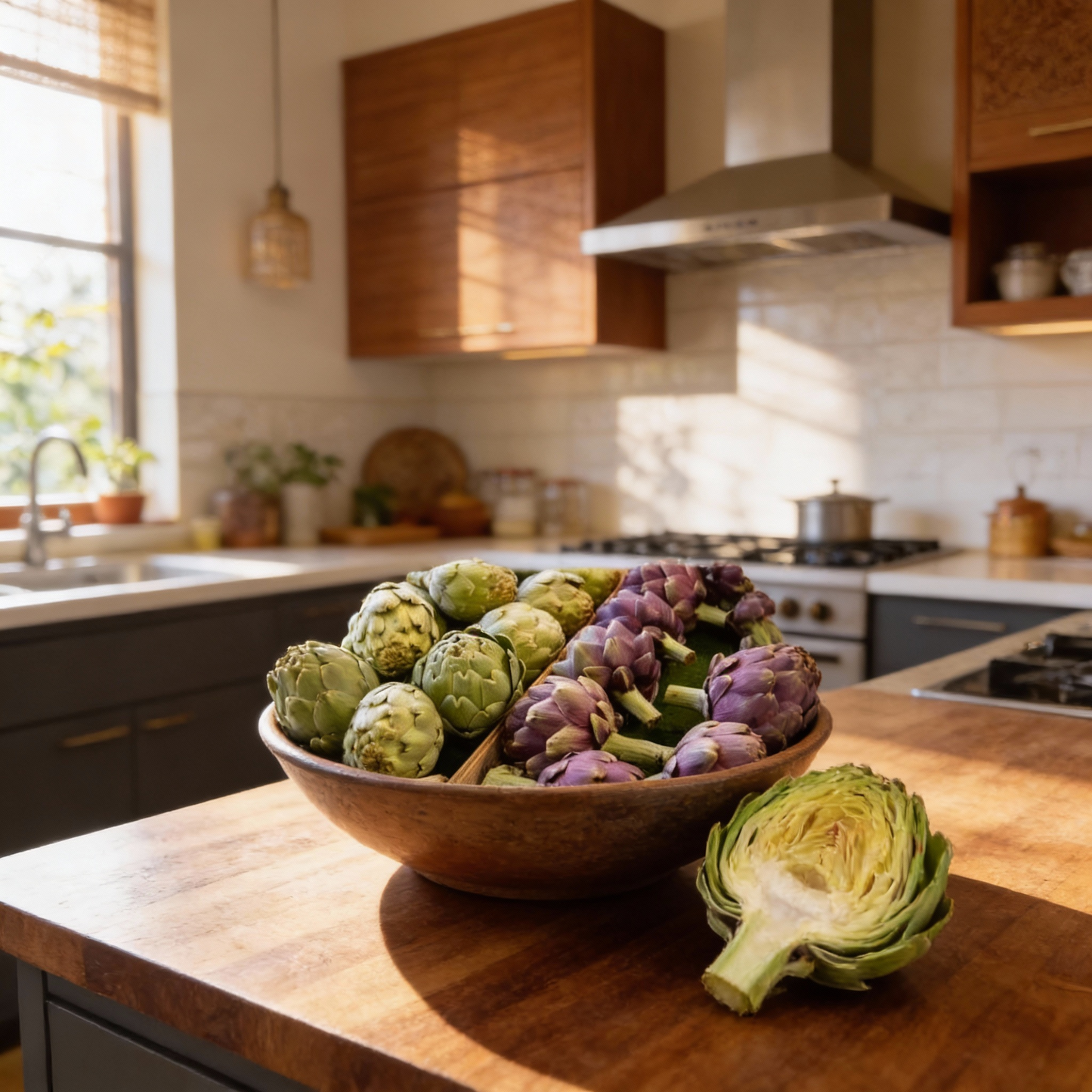 Artichoke Green Purple Seeds - Artichoke Seeds for Home Garden