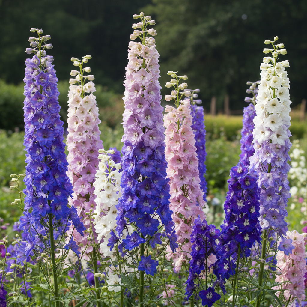NM Delphinium Consolida Giant Imperial Mix Seeds for Garden Planting