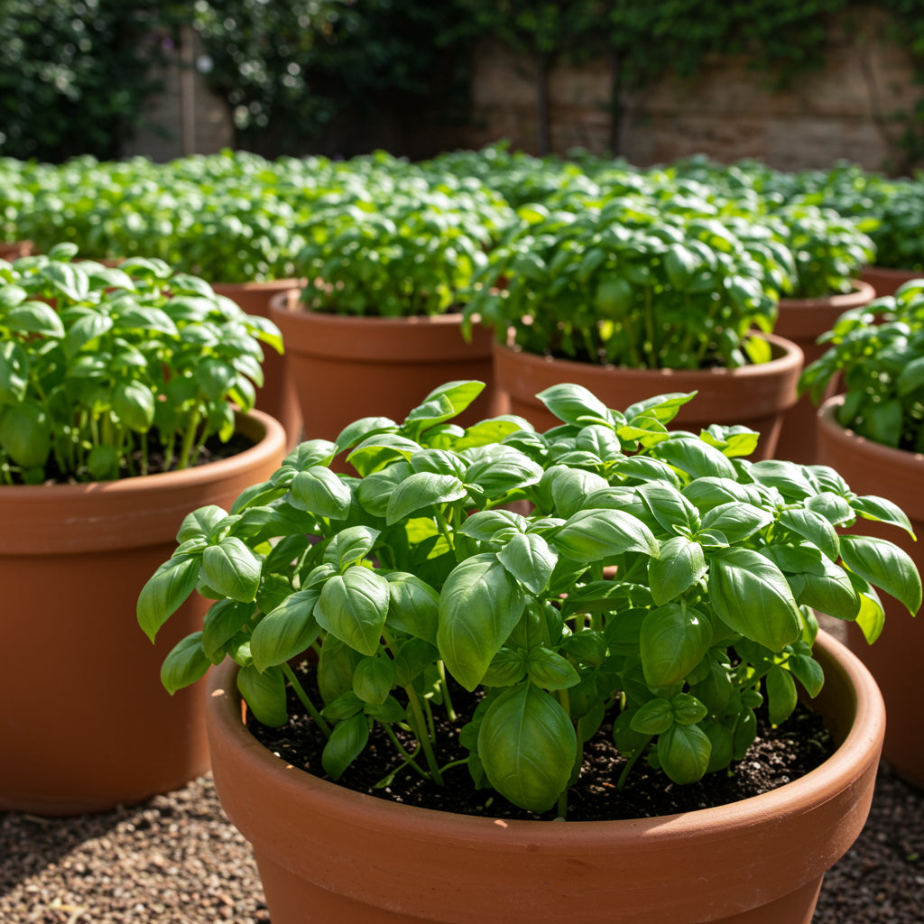 Genovese Basil Seeds – Premium Heirloom Aromatic Culinary Herb