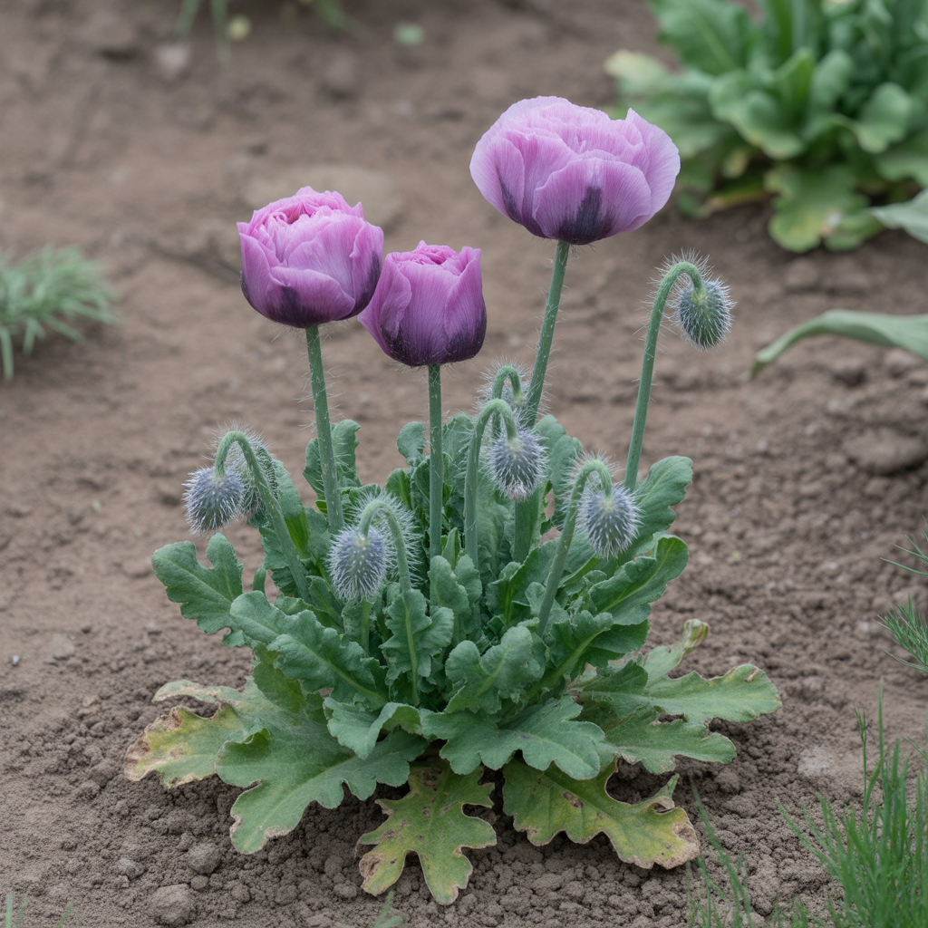 Papaver Hungarian Blue Poppy Seeds - Blue Poppy Flower Seeds for Garden