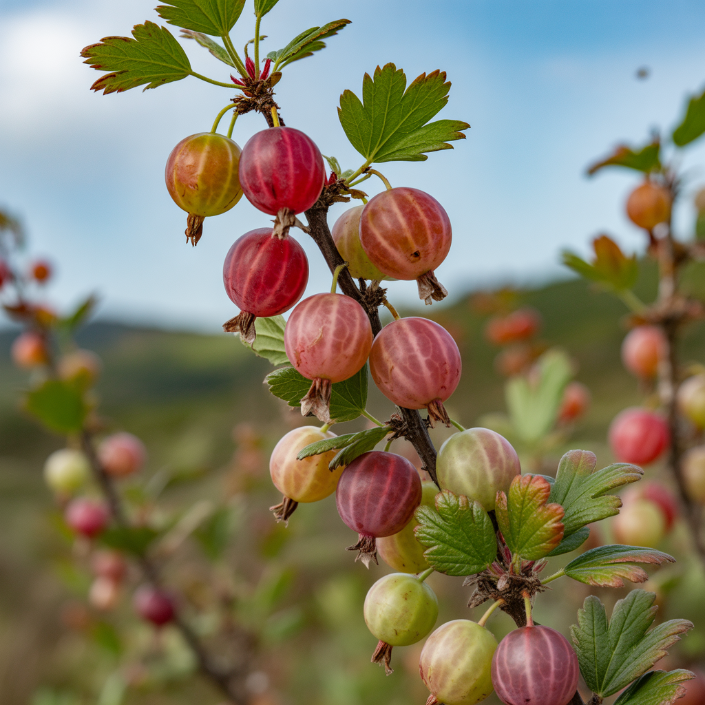 Red Pixwell Gooseberry Fruit Seeds for Planting – Hardy Berry Shrub Seeds