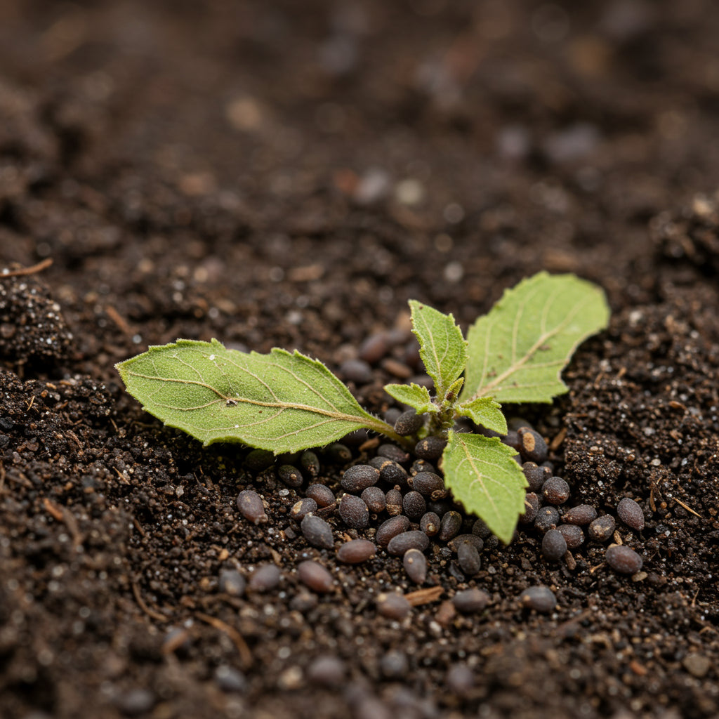 Green Leaf Tulsi Seeds – Aromatic Holy Basil Seeds for Planting