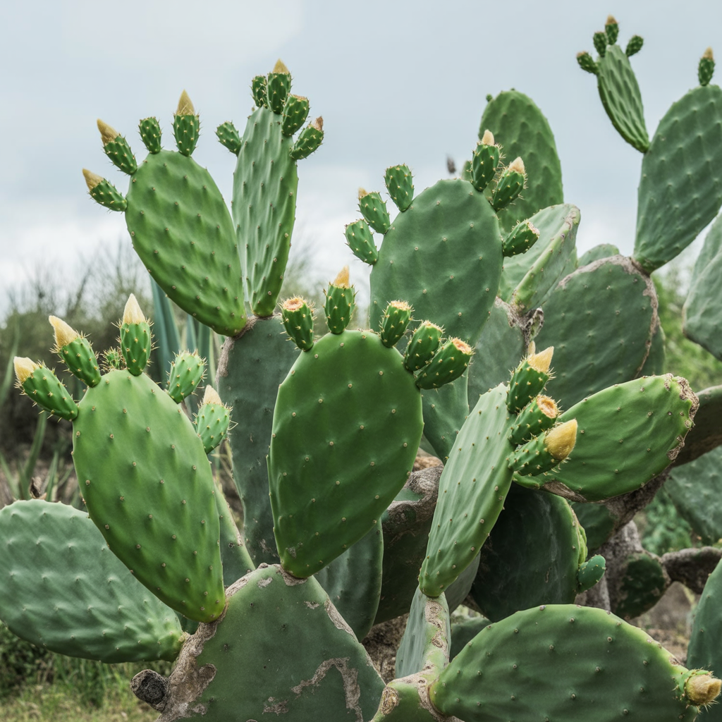 Green Prickly Pear Seeds – Opuntia lasiacantha Cactus Seeds for Planting