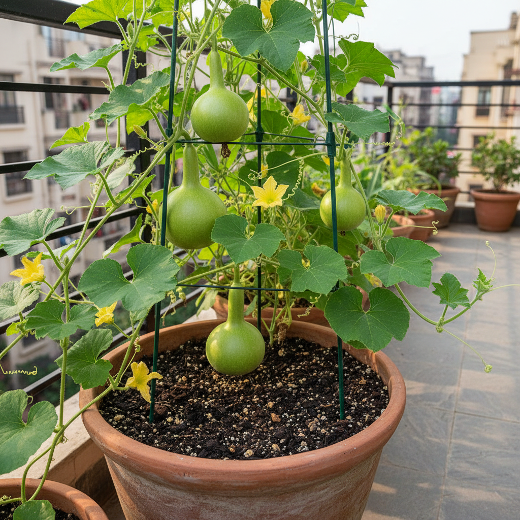 Bottle Gourd Round Seeds for Planting – Quality Round Lauki Seeds for Gardening